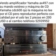 Amplificador Yamaha y máquina yamaha - Img 50889005