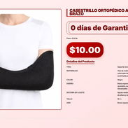 CABESTRILLO ORTOPÉDICO AJUSTABLE PARA BRAZO . - Img 56997993