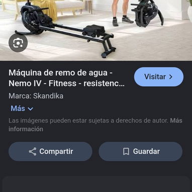 Remo de agua profesional Alemán para ejercicios en casa a otro nivel - Img 124773036