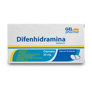 54836334 DIFENHIDRAMINA 25 MG (BENADRILINA) CAJA CON 30 CAPSULAS - Img 57388898