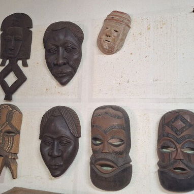 Mascaras africanas de madera - 7/8