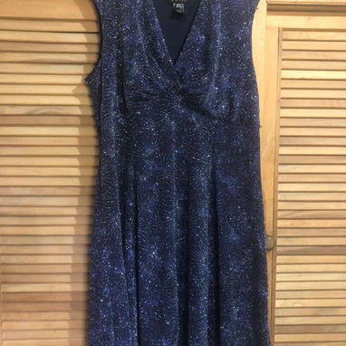 Vestido azul elegante talla XL - Img 123702877