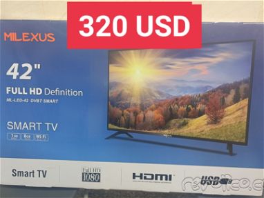 Televisor de 42 pulg marca MILEXUS smarTV con resolucion FHD(1080p) - Img main-image-45796521