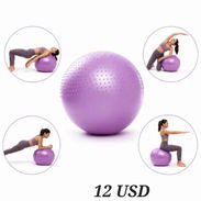 Balón de yoga inflable con superficie antideslizante - Img 56491201