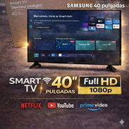 ➡️SMART TV SAMSUMG 40" FHD 1080 P Modelo BE40FX-M Precio 255💵  Con cajita externa 330 💵 Soporte a la pared 20 💵 1 mes - Img 55066938