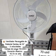 Ventilador recargable Marca SANKEY - Img 56082731