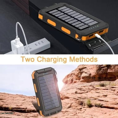 🔋POWER BANK 40,000 mAh – CARGA RÁPIDA, SOLAR Y CON LUZ LED – ¡NUEVA! – GANGA 🔋 - 5/5