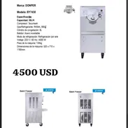 Máquina de helado duro 30 litros x hora, nueva en caja, con transporte incluído hasta su hogar o negocio en la Habana - Img 57664466