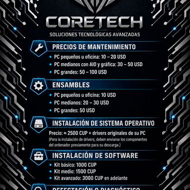 Servicios de Cuidado a Su Ordenador - CoreTech - Img 126723021
