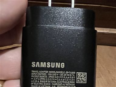 Samsung cargador de carga Ultra rápida de 25 W modelo EP-TA800 más su cable model EP-DG980 Made in Vietnam NEW en caja - Img main-image