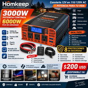 OFERTA!!!!!Inversor Homkeep 3000 watts continuos, 6000watts pico - Img 56369891