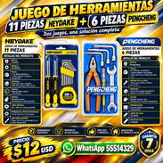 JUEGO DE HERRAMIENTAS 11 PIEZAS HEYDAKE+JUEGO DE HERRAMIENTAS DE 6 PIEZAS PENGCHENG CON ENTREGA DE FACTURA. VARIEDAD - Img 58250291