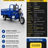 Moto carga eléctrica o Triciclo nuevos OFERTA ✨✨ precio 3500 USD - Img 57144659