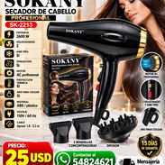SECADOR DE CABELLO PROFESIONAL SOKANY SK-2213 Nuevas en caja - Img 57720215