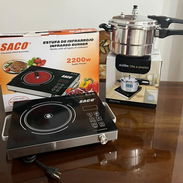 Cocina infrarrojo 2200 W más olla presión 4L - Img 55730274