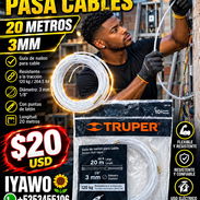 🔥⚡ ¡CINTA PASA CABLES TRUPER! ⚡🔥 ¿Necesitas pasar cables de forma rápida, fácil y profesional? 💪🔧 ¡Esta es la herram - Img 57197549