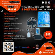 💲15💲TIRA DE LUCES LED RGB 5 METROS. FACTURA Y GARANTÍA. TLF 54833699 - Img 50672047