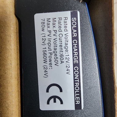 Control de carga solar, cargador de batería,  MPPT, nuevo,  12 volt/ 24 volt,  60 Amp - Img 126126504