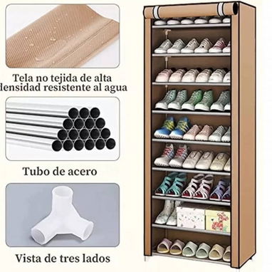Zapateras, tendederos, organizadores de baño, de utensilios, con percha, closets - 7/7
