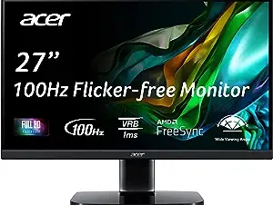 Acer KB272 EBI Monitor de oficina para juegos de marco cero IPS Full HD (1920 x 1080), 55092312 - Img main-image