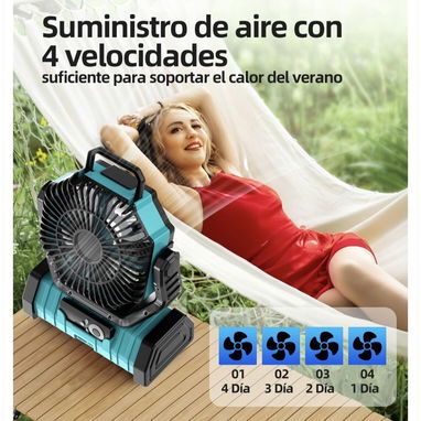 『En mano』Ventilador Portátil Recargable Multifunción - 8/10