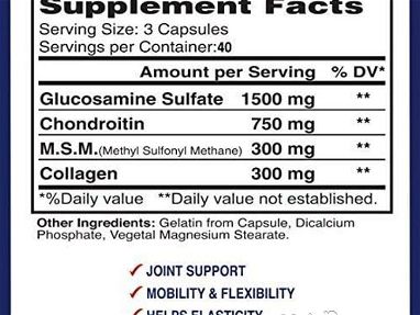 Glucosamina  Condritin/Vitamina A/Anamu/Equinacea/Calma/Zinc/Aloe vera/Ácido Borico/Aspirina 81mg/Omega3/vitaA/VitaminD3 - Img 68028390