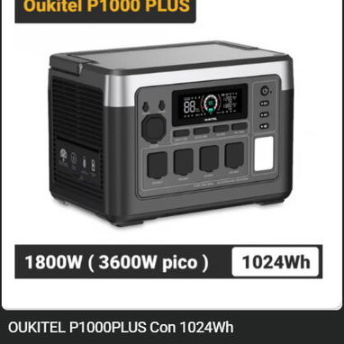 Estaciones de Energia Marca OUPES y Oukitel P0934-AV005 - 6/6