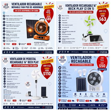Ventiladores Recargables - Img 123056996