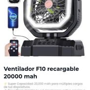 Ventilador F10 recargable - Img 57685681