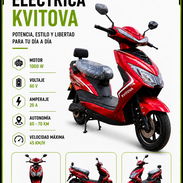 🏍MOTO ELÉCTRICA KVITOVA  🛵⚡ Muévete con libertad, estilo y eficiencia todos los días. - Img 55826643
