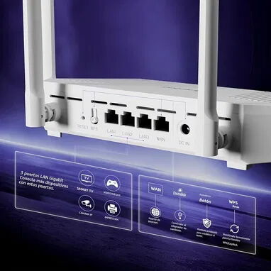 @/ ROUTER WIFI-6 GIGABIT U-SPEED WAN + LAN AX1500 SELLADOS EN CAJA 55821991 - 2/2
