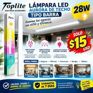 Lámpara LED de Techo Aurora Tipo Barra Tricolor 28W - Img 57891130