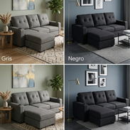 Sofa con puff - Img 56643203