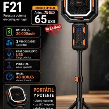 Ventiladores recargable - 4/10