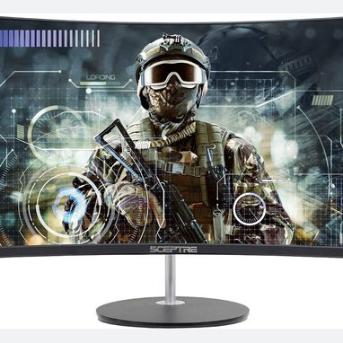Monitor Curvo Sceptre 24" Full HD 75Hz - HDMI y VGA, Altavoces integrados, Diseño VESA (C248W-1920RN) 🌐 - Img 127569242