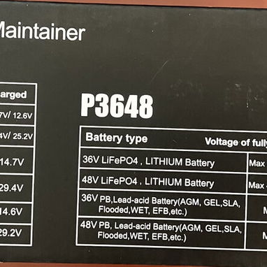 Cargador de baterías inteligente P35Amp  Litio. LiFePO4 - 5/8