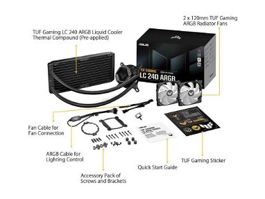 0km✅ Disipador Líquido Asus TUF Gaming LC 240 ARGB 📦 67cfm ☎️56092006 - Img 65583823
