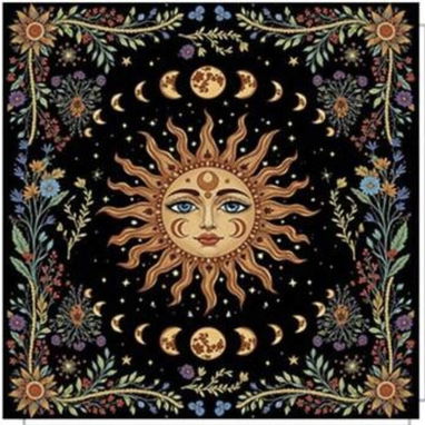 Pañuelos/ Manteles y bolsitas de diferente temáticas ideal para el tarot - Img 119940992