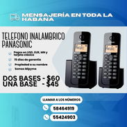 📞 TELÉFONO INALÁMBRICO ⭕ DE DOS BASES 💲60 USD ⭕ UNA BASE 💲45 USD - Img 53043088