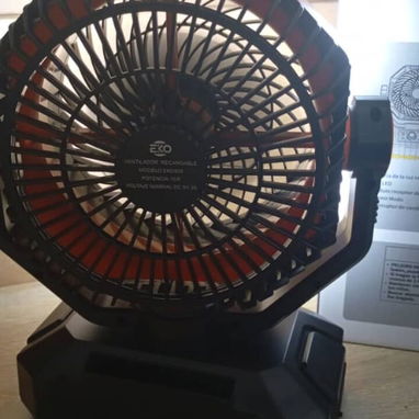 Ventilador recargable f6 Eko de 16000 mah doble aspa (hecha bastante aire)con 6 meses de garantía damos factura - Img 121901897