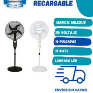 Ventilador de pie recargable - Img 57307831