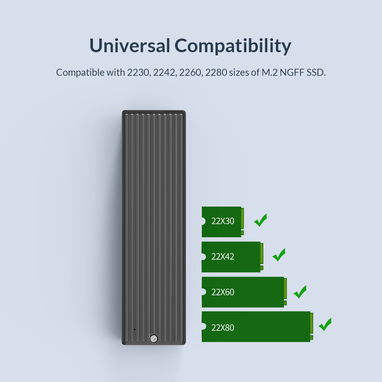 Cajita/Carcasa Orico SSD M.2 SATA para convertir discos internos SSD M.2 en discos externos en 25 USD - Img 123364822