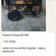 Planta eléctrica de gasolina 8375 w - Img 57690830