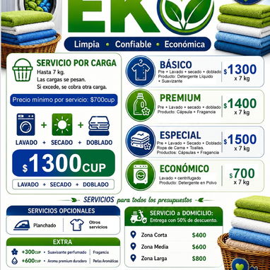 Lavandería EKKO "Servicio Básico" - Img 121753418
