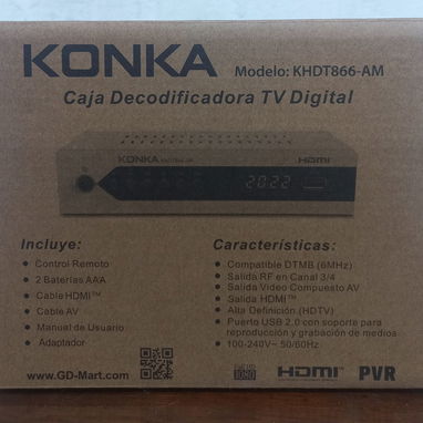 CAJAS O CAJITA DIGITAL KONKA NUEVA A EXTRENAR + 1 MES GARANTIAS / 51_000_370 Carlos - Img 93566776