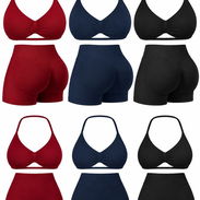 Conjuntos de licra + top talla S $22 usd!! Calidad premium. No transparenta. - Img 58069694