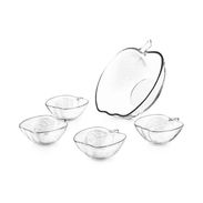 Set de Dulceras de Cristal para postre 1 grande y 6 pequeñas - Img 56008306