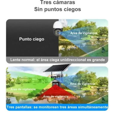 Seguridad 24/7 con Camara Solar 2 Visores Wifi - Img 126589448