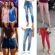 Pantalones de mezclilla .Pantalones de tela. Monos. Short de mezclilla. Talla Xs y S $3-$10 - Img 55333845