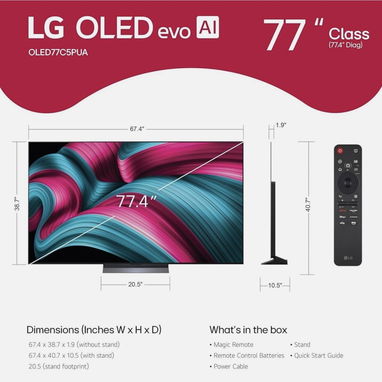 LG OLED evo AI C5 de 77” pulgadas ( 2025 ) - Img 123882938
